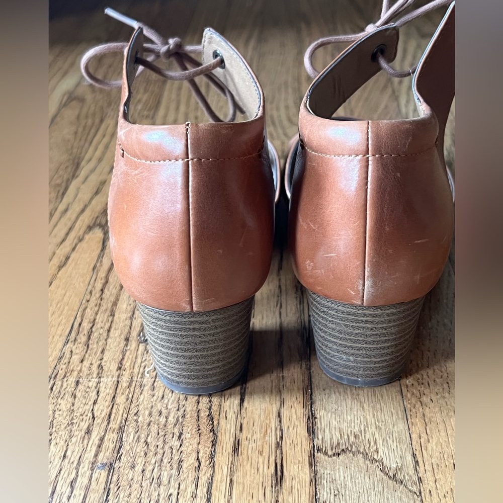 Josef Seibel Leather Open-Toe Shoes - Picture 4 of 7